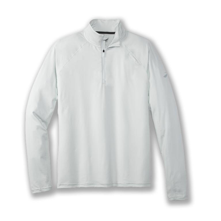 Brooks Dash 1/2 Zip Men's Running Jackets - Icy Grey (20815-ZDAN)
